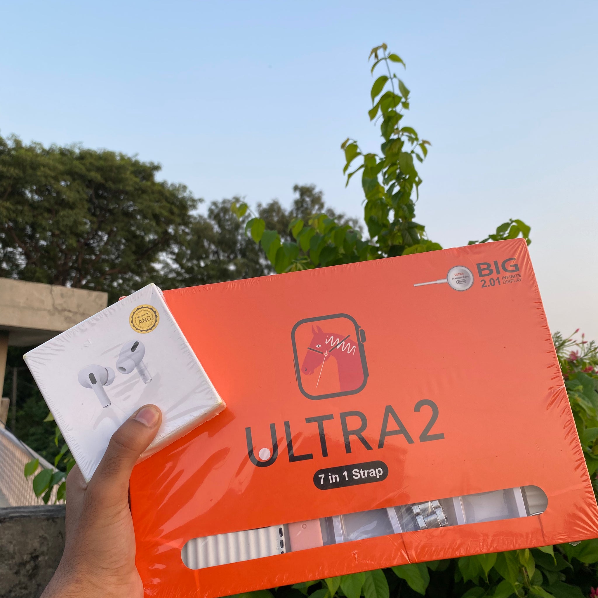 7 in 1 Ultra Watch | Free Earbuds