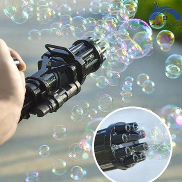 Kids Summer Gatling Bubble Gun - Automatic Soap Water